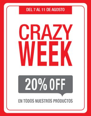 Crazy Week=20%OFF